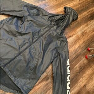 Black adidas wind breaker